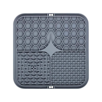 Lick Mat for Dogs – Slow Feeder & Bath Distraction Silicone Pad