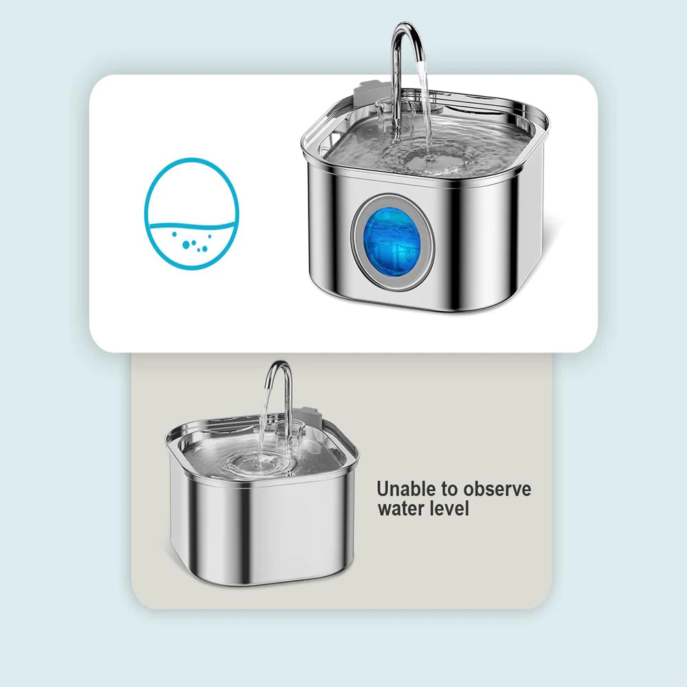 Pet Water Fountain – Quiet Auto-Circulating Dispenser for Cats & Dogs
