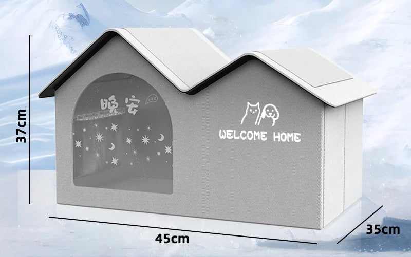 Summer Cooling Pet Cave – Ice House for Cats & Small Dogs