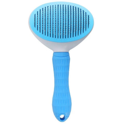 Self-Cleaning Pet Slicker Brush – Grooming Comb for Cats & Dogs