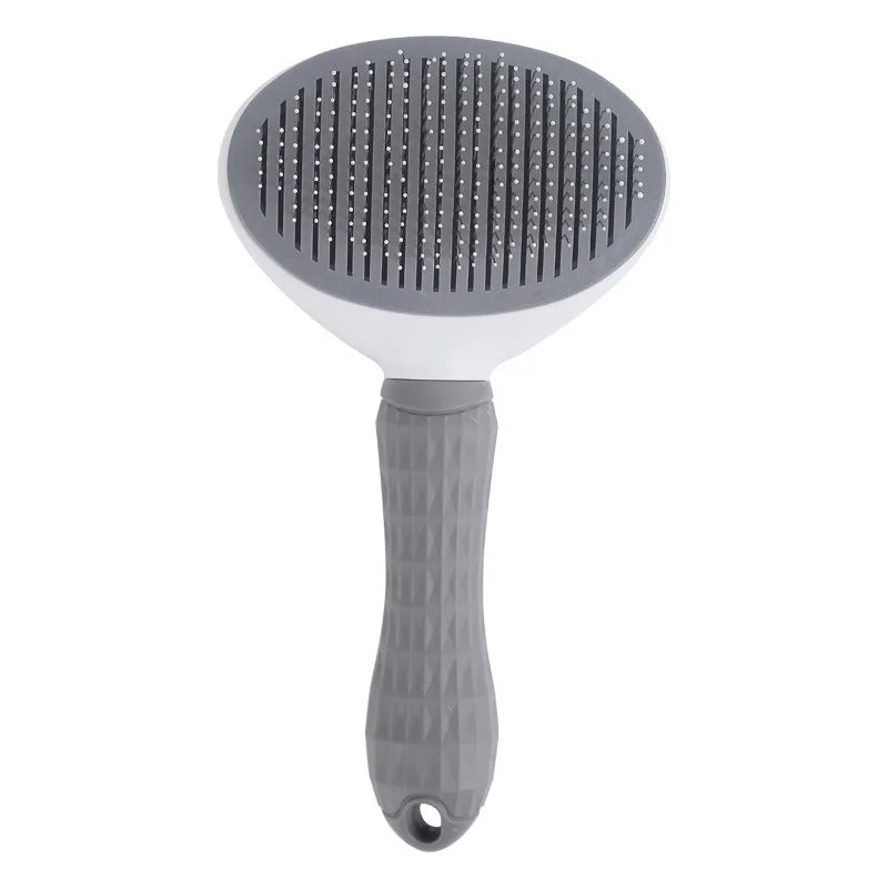 Self-Cleaning Pet Slicker Brush – Grooming Comb for Cats & Dogs