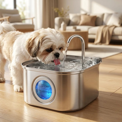 Pet Water Fountain – Quiet Auto-Circulating Dispenser for Cats & Puppies