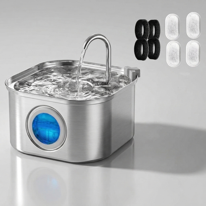 Pet Water Fountain – Quiet Auto-Circulating Dispenser for Cats & Puppies